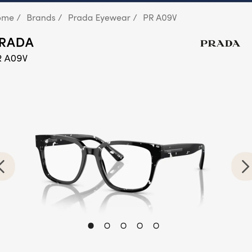 Prada Prescription Eye Glasses PR A09V